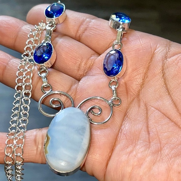 Owyhee Opal Pendant Necklace - Picture 1 of 16